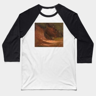 Woodland bank, Jamaica by Frederic Edwin Church Baseball T-Shirt